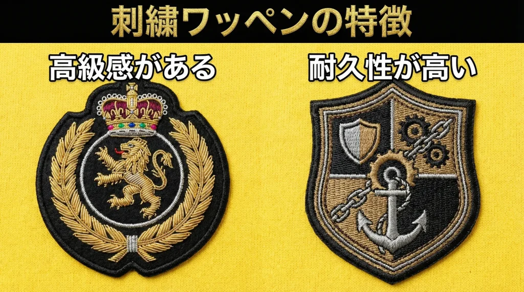 刺繍ワッペン