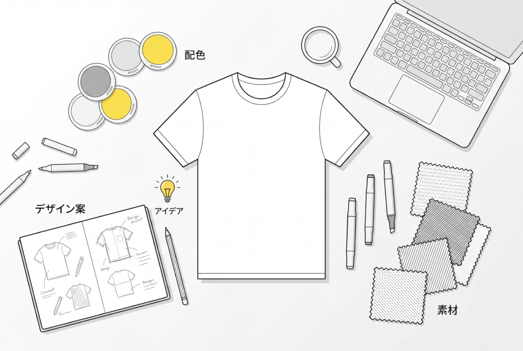 クラスTシャツのデザイン作成のポイント